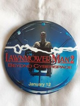 VTG Lawnmower Man 2 Beyond Cyberspace Pushpin Button 1995 Movie Promotion King - £4.97 GBP