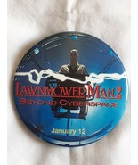 VTG Lawnmower Man 2 Beyond Cyberspace Pushpin Button 1995 Movie Promotio... - £4.97 GBP