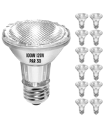 12 Pack PAR30 Flood Light 100W 100 Watt with E26 Base - $39.99