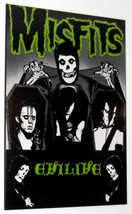 Misfits Evilive Wood MOUNTED/LAMINATED Poster Vintage Punk - $849.99