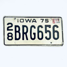 1977 United States Iowa Delaware County Passenger License Plate 28 BRG656 - £13.22 GBP