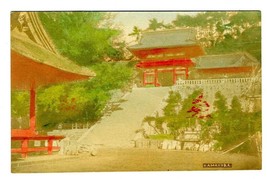 Hand Colored Undivided Back Kamakura Japan Postcard - £7.97 GBP