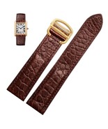 14-25mm Genuine Leather Strap Band fit for Cartier Tank/Santos Watch - £21.86 GBP+