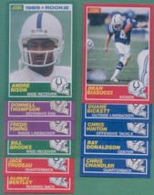 1989 Score Indianapolis Colts Football Team Set - $6.00