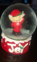 Christmas Snow Globe 2.5”: Elf ‘Joy”-BRAND NEW-SHIPS N 24 HOURS - $20.94