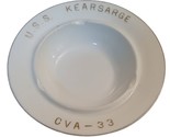 USS Kearsarge CVA-33 Vintage Ceramic Ashtray Fukagawa Ceramics - $19.56