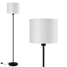 Floor Lamps For Living Room, Modern Standing Lamp With Bulb(12W, 2700K), White L - £37.96 GBP