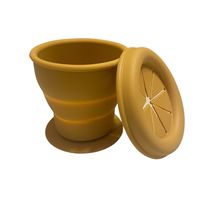 Discount Trends Silicone Folding Snack Cup - Yellow - £6.97 GBP