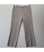 Rafaella Women Pants Size 12 Gray Stretch Preppy Slate Classic Straight ... - £11.96 GBP