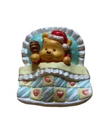 Winnie the Pooh Porcelain Ceramic Christmas Trinket Figurine Decorative ... - £7.59 GBP