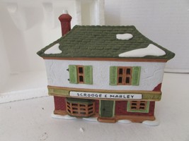 DEPT 56 65005 HERITAGE SCROOGE &amp; MARLEY COUNTING HOUSE 1986 NO CORD/NO S... - $266.54 MXN
