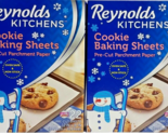 2X Reynolds Kitchens Cookie Baking Sheets Pre-Cut Parchment Paper 22 Cou... - $19.95
