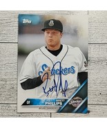 Brett Phillips Signed 2016 TOPPS Pro Debut #78 On-Card Auto - Bilox Shuc... - $8.86