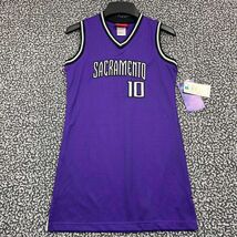 Sacramento Kings Bibby #10 Jersey Shirt Youth Girl Medium Reebok Purple ... - $26.46 CAD