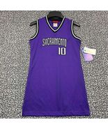 Sacramento Kings Bibby #10 Jersey Shirt Youth Girl Medium Reebok Purple ... - $26.35 CAD