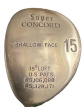 Super Concord Golf Shallow Face 15 Wood 35* Ladies Graphite 38&quot; LH Nice ... - $36.75