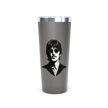 Personalized Copper Tumbler Ringo Starr Portrait Black and White 22oz Vacuum Ins - £37.16 GBP