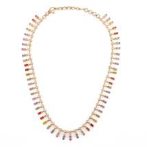 14K Gold Multi Sapphire Choker Necklace - £5,351.49 GBP