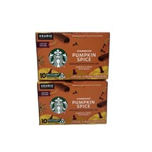 STARBUCKS Pumpkin Spice Coffee Keurig K-Cup Pods 20ct BBD 1/2024 - £17.99 GBP