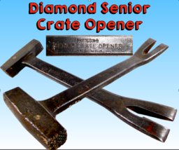 Vintage Diamond SENIOR Crate Opener Pry Bar, Circa 1960&#39;s, Forged Steel,... - £24.67 GBP
