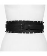 AllSaints Double Wrap Studded Edge Leather Belt, Black, Size S/M, NWT - $1,659.82 MXN