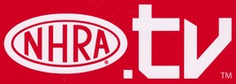 3X - NHRA TV DRAG RACING STICKER Hot Rod  - £7.86 GBP
