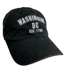 Washington DC Est 1790 Baseball Hat Adjustable Embroidered Black - £27.90 GBP