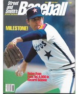 1986 STREET &amp; SMITH&#39;S BASEBALL OFFICIAL YEARBOOK (46th Year) Nolan Ryan ... - $17.99