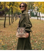 Women&#39;s Handmade Fabric Shoulder Bag in Ethnic Style. - £60.57 GBP