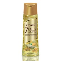 Emami 7 Oils In One Non Sticky and Non Greasy Hair Oil,Free of Sulphates... - $16.98