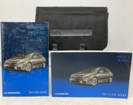 2011 Honda Civic Coupe Owners Manual Handbook Set with Case OEM A03B11017 - $49.49