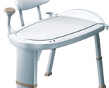 33-Inch W X 18-Inch D Adjustable Height Non Slip Bath Safety Transfer Be... - $157.93
