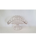 EAPG Adams &amp; Co JOB&#39;S TEARS Banana or Fruit Stand Antique Patterned Glass - £31.72 GBP