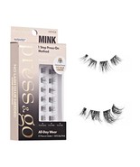 I ENVY BY KISS PRESS &amp; GO NO GLUE NEEDED MINK LASHES - #MIN04 NATURAL - $185.90 MXN