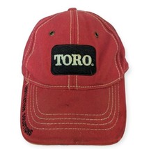 Vintage TORO Irrigation Solutions Men&#39;s Red Adjustable Baseball Cap Well... - £10.43 GBP