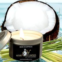 Coconut Lemongrass Eco Soy Wax Scented Tin Candles, Vegan Friendly, Hand Poured - £11.73 GBP+