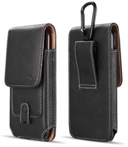 For Samsung Galaxy Note 9 - Black Vertical Leather Card Pocket Pouch Buckle Case - £16.77 GBP