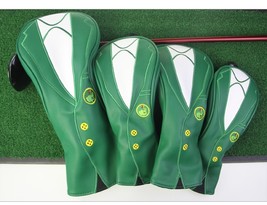Golf Driver Fairway Wood Hybrid Iron Putter Head Cover Green Jacket Master - £11.75 GBP+