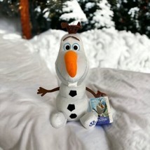 Olaf Coin Bank Frozen Disney Snowman Carrot Nose Talking Bank New 10" - $28.12