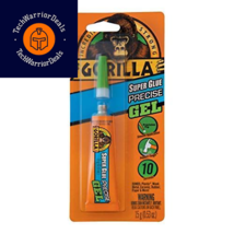 Gorilla Super Glue 1 Pack, Ultra Control Gel, 15 g, Clear  - £14.91 GBP