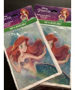 Disney Little Mermaid Party Favor Bags Loot Treat Party Supply 50 Pc Ct Set - $282.06 MXN