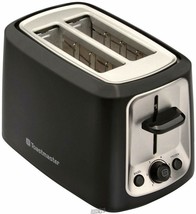Toastmaster-2-Slice Cool Touch Adjustable Toaster Wide Slots, Black &amp; Ch... - $42.74