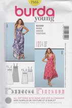 Burda Young Pattern 7555 for A Dress in Sizes 8-20 - $4.83