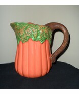 Pumpkin Pitcher 61/2&quot; Beverage, Water Pitcher Wangs Int&#39;l, 1993&quot; - $15.63