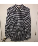 Thomas Mason For J.Crew Mens Shirt Gingham Blue &amp; White SZ XS L/S Button... - €16,91 EUR