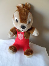 Vintage Chipmunk Plush Stuffed Animal Toy &quot;I&#39;m Nuts For You&quot;  Internatio... - £11.53 GBP