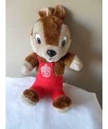 Vintage Chipmunk Plush Stuffed Animal Toy &quot;I&#39;m Nuts For You&quot;  Internatio... - $278.90 MXN