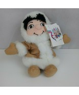 New The Disney Store It&#39;s A Small World Alaska Boy 8&quot; Mini Bean Bag Plush - $12.60