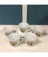Lot of 5 Vtg Corelle Indian Summer tea coffee mugs  &amp; saucer Plates Corn... - £41.88 GBP