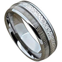 COI Tungsten Carbide Antler Meteorite Ring-TG1820AAA  - £111.55 GBP